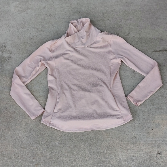 Like New CALIA by Carrie Underwood Long Sleeve Top Criss Cross Mock Neck - Picture 7 of 10